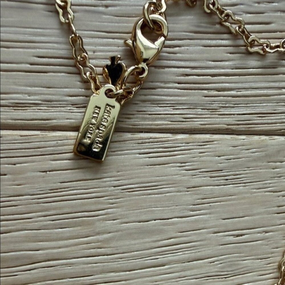 Kate Spade Gold and White Sunglasses Necklace - Picture 4 of 5